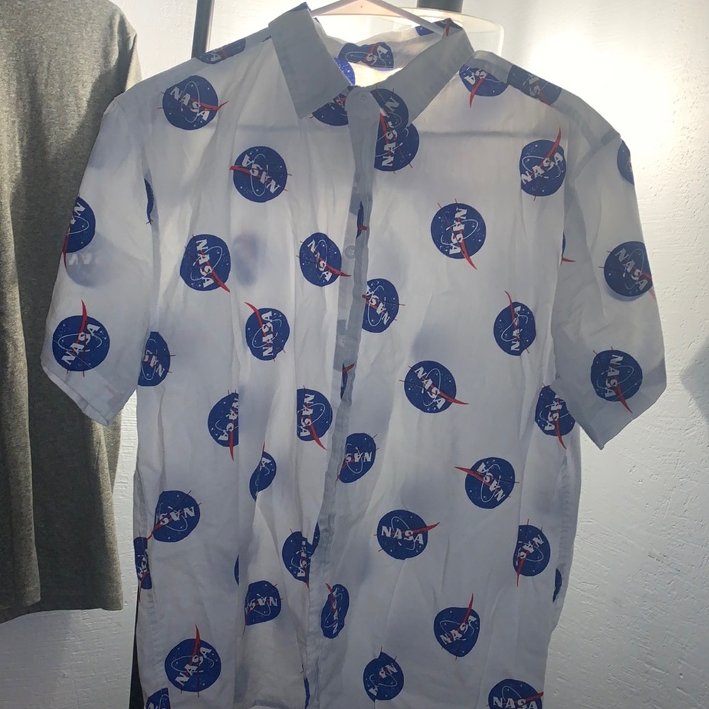 NASA Button up shirt